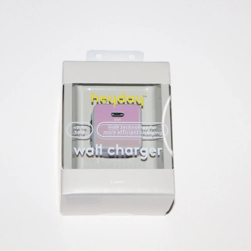 Heyday Lavender Wall Charger Shiny New In Box Phone Accessories Stylish Purple